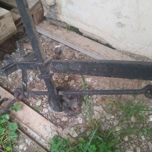 Plow used, needs painting