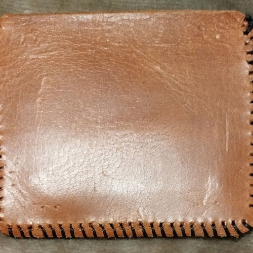 Handmade leather wallet new with three compartments