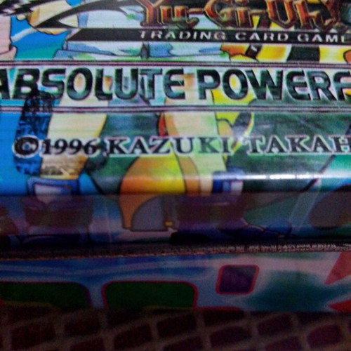 Yu-Gi-Oh! Absolute Powerforce Metal Storage Tin like new