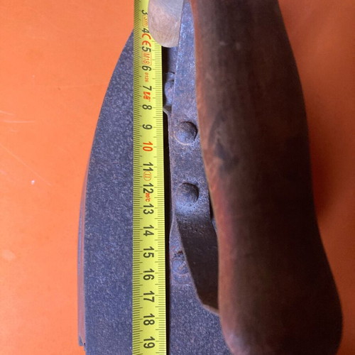 Antique charcoal iron used, collectible