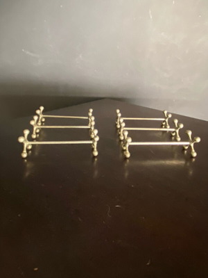 Knife support table decor vintage used, set of 12