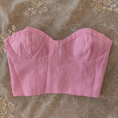 Short pink blouse Zara new, size S