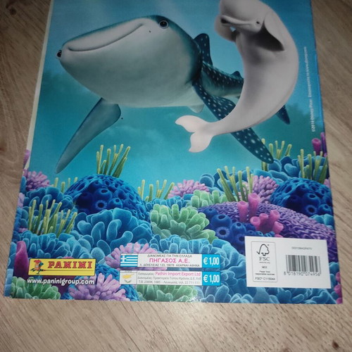 Panini album Finding Dory 2016 used