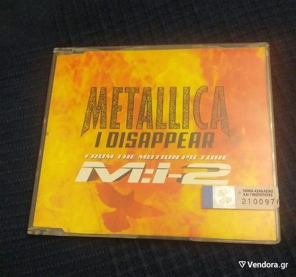  METALLICA - I DISSAPEAR CD SINGLE