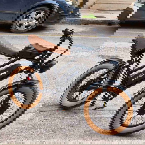 Fat ηλεκτρικό ποδήλατο δύο μοτέρ σαν καινούργιο, 20 ιντσών, μαύρο