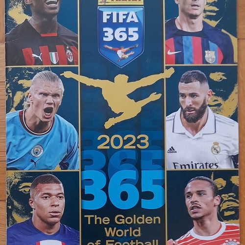FIFA 365 2023 sticker album used, complete