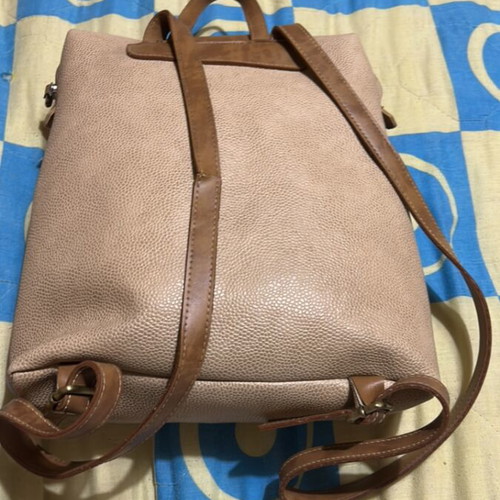 Thiros backpack beige brown like new, A4 capacity