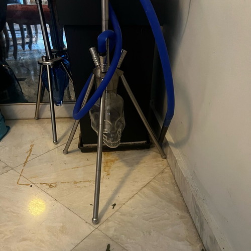 DUM The Skull hookah stainless steel tripod edition like new