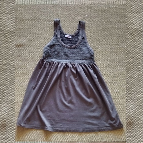 Orsay sleeveless long top like new, olive green, cotton