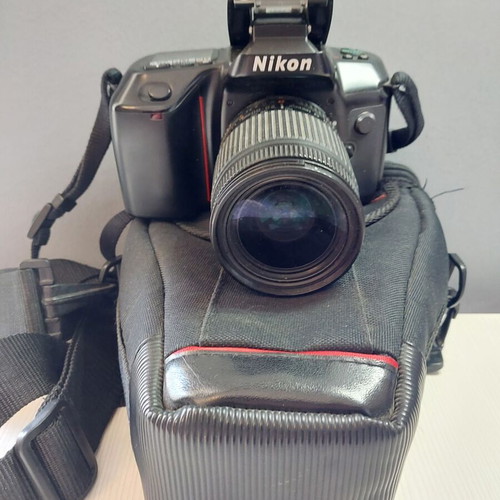 Nikon F70 used with 28-80 lens and case