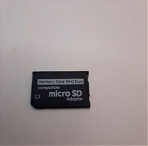 Sony Playstation Portable Memory Stick Pro Duo Adapter to micro SD ( PSP )