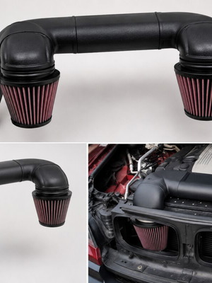 Διπλή εισαγωγή αέρα BMW X5 E70 3.0 Diesel M57 καινούργια 3D εκτύπωσης