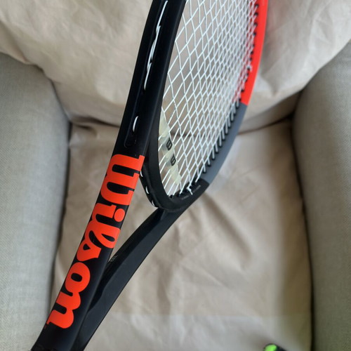 Wilson Blade 100 and Wilson Clash 120 tennis rackets used