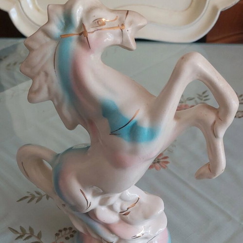 Decorative porcelain horse 24 cm height like new