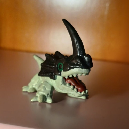 Monochromon Digimon figure, authentic retro mini