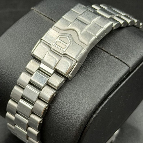Tag Heuer Professional men's chronograph watch used, silver