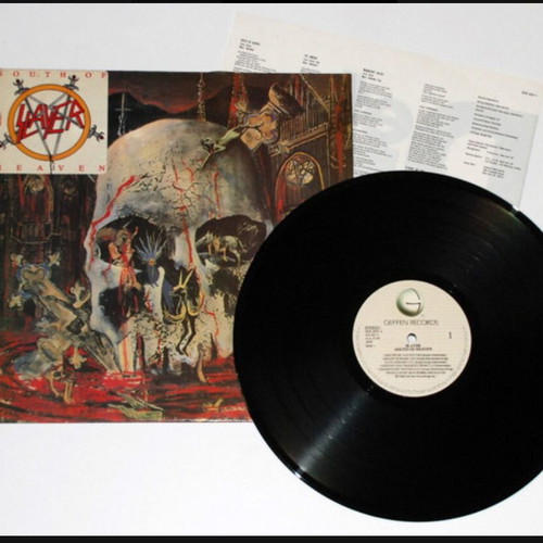 Slayer – South Of Heaven vinyl lp album original greek press 1988