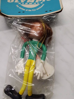 Olympic Airways doll new, collectible 1970s souvenir