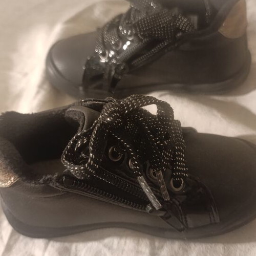 Orchesta/Saxo Blues boots size 23, black and gold