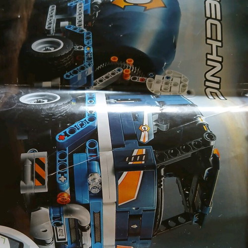 Lego Cement Mixer 42112 used with missing parts