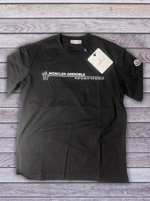Moncler T Shirt Καινούργιο Μαύρο Medium-Large