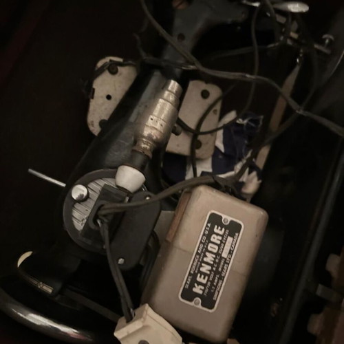 Commander sewing machine vintage used with electric conversion