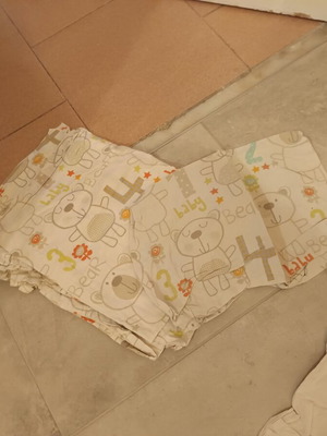 Baby bedding set with pillowcase like new
