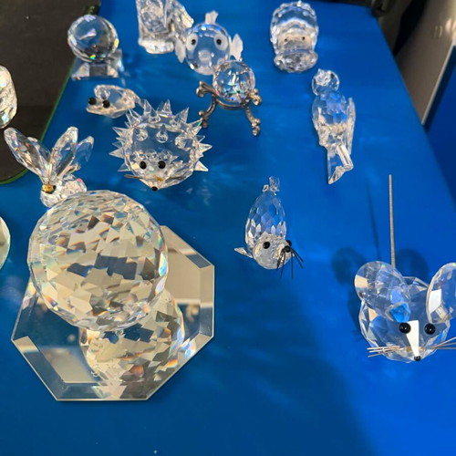 Swarovski decorative crystal figurines, set of 14