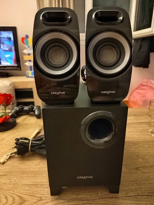 Creative Inspire T3300 speakers used, for parts or repair