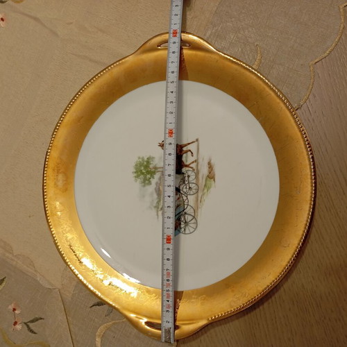 Porcelain decorative plate in like new condition