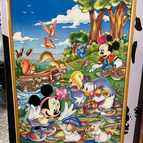 Decorative frame used Miki mini mouse 50x35
