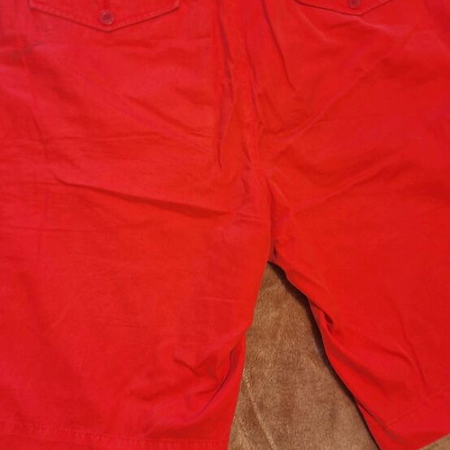 Polo men's red bermuda shorts like new, size XL