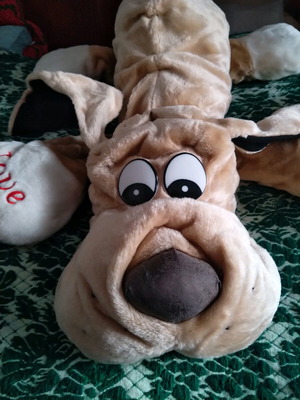 Large plush dog 60cm like new