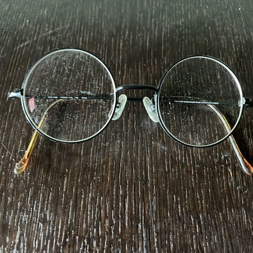 Vintage Japanese round glasses used, hipster-boho style