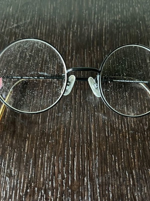 Vintage Japanese round glasses used, hipster-boho style