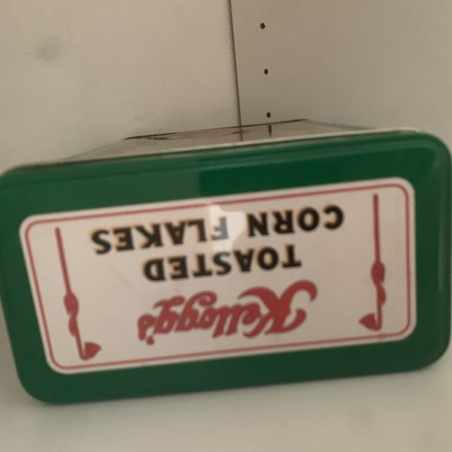 Kellogg's Corn Flakes Collectible Metal Box Vintage 1992 Like New