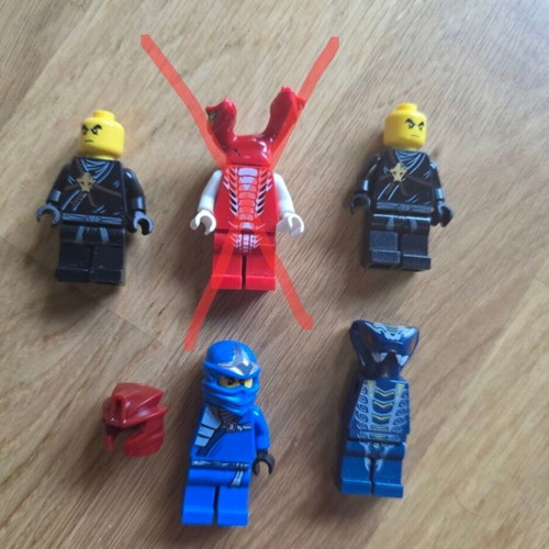 Lego Ninjago Minifigures used, some incomplete