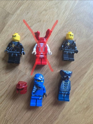 Lego Ninjago Minifigures used, some incomplete