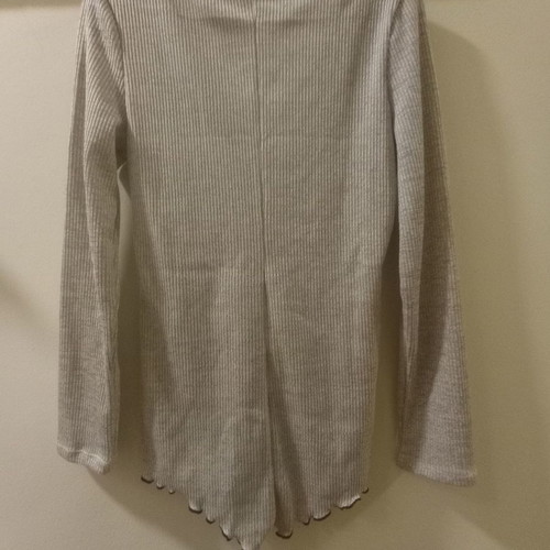 One-piece short homewear new, grey with black details size M