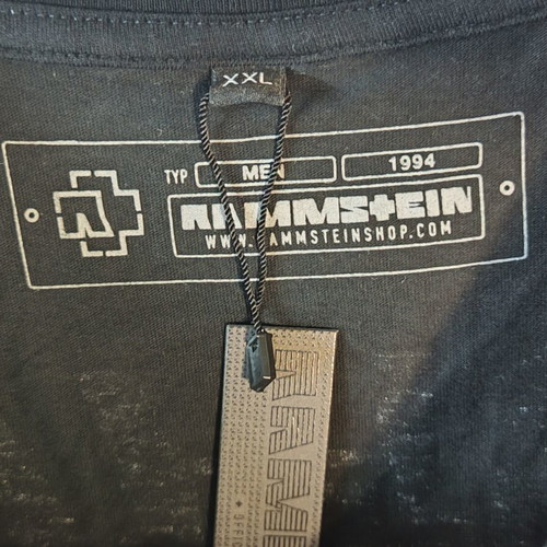 Rammstein T-shirt XXL new with tag, official merchandise