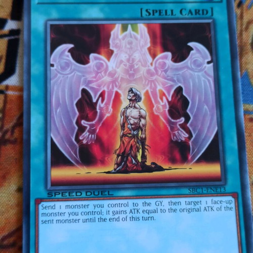 gift card yugioh card YU-GI-OH Cards Premium Liquid Motion Keychain,A Perfect for YU-GI Normal Monster Rarity The Gift of Greed -