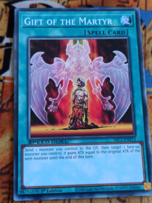 Gift Of The Martyr Spell Card σαν καινούργιο