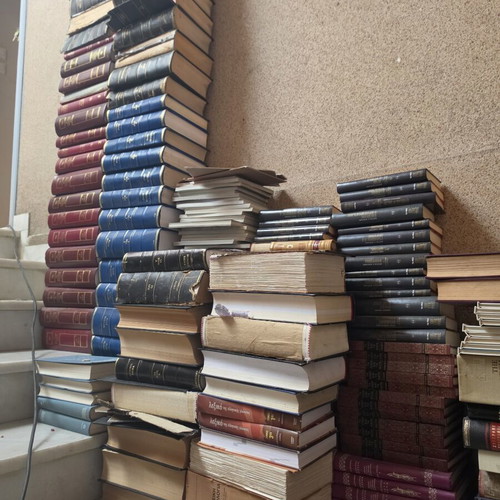 Book stock from old bookstore, large variety of titles and topics