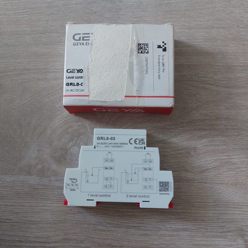 Geya GRL8-02 Water Level Control Relay new, pump automation