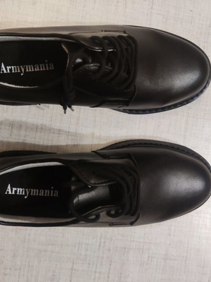 Armymania leather shoes size 41 new, black