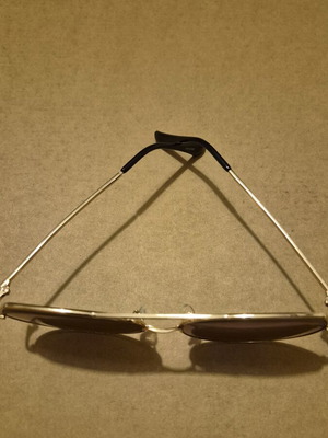 Mirror sunglasses with gold metal frame like new
