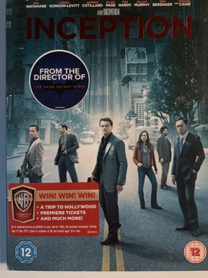 Inception DVD σαν καινούργιο, αυθεντικό αριστούργημα με ελληνικούς υπότιτλους