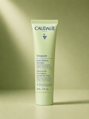 Caudalie Vinopure Mattifying Fluid 60ml, hydrating matte face cream