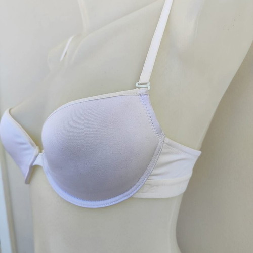 Belinda Vintage Women's Bra Size 75C White New