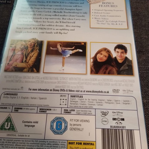 Ice Princess DVD mint condition with subtitles